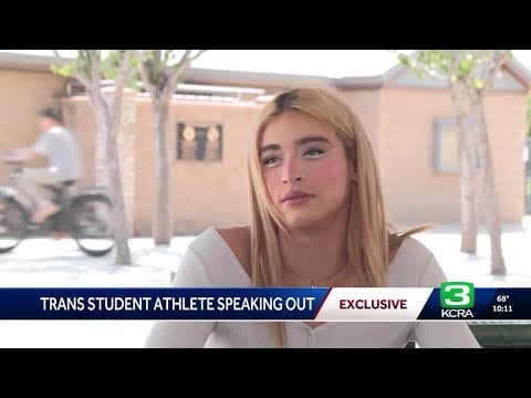 Teen trans athlete AB Hernandez speaks out on experience at track and field championships