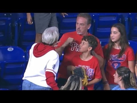 Biggest Karen In Baseball Steals Ball From Kid