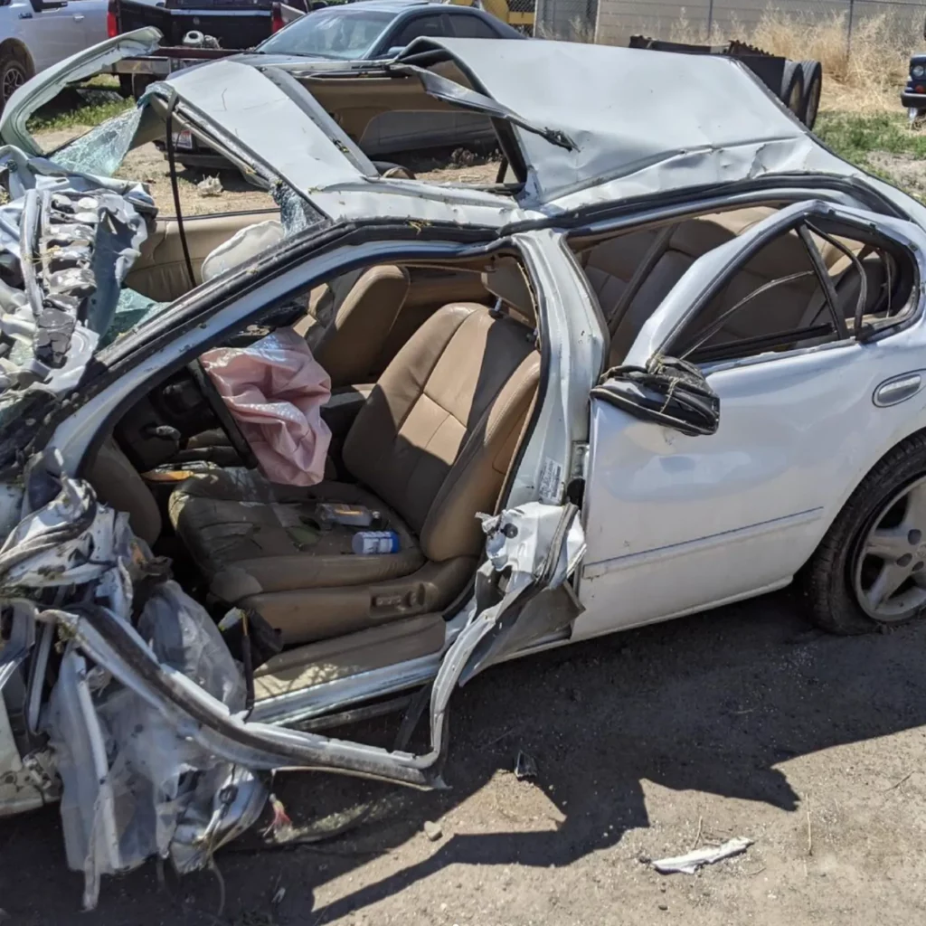 Kennedy Littledike car after accident