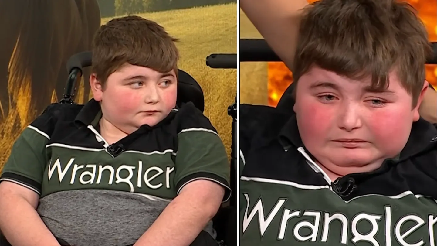 A disabled child with a 30-year lifespan is devastated when he's banned from playing his favorite sport