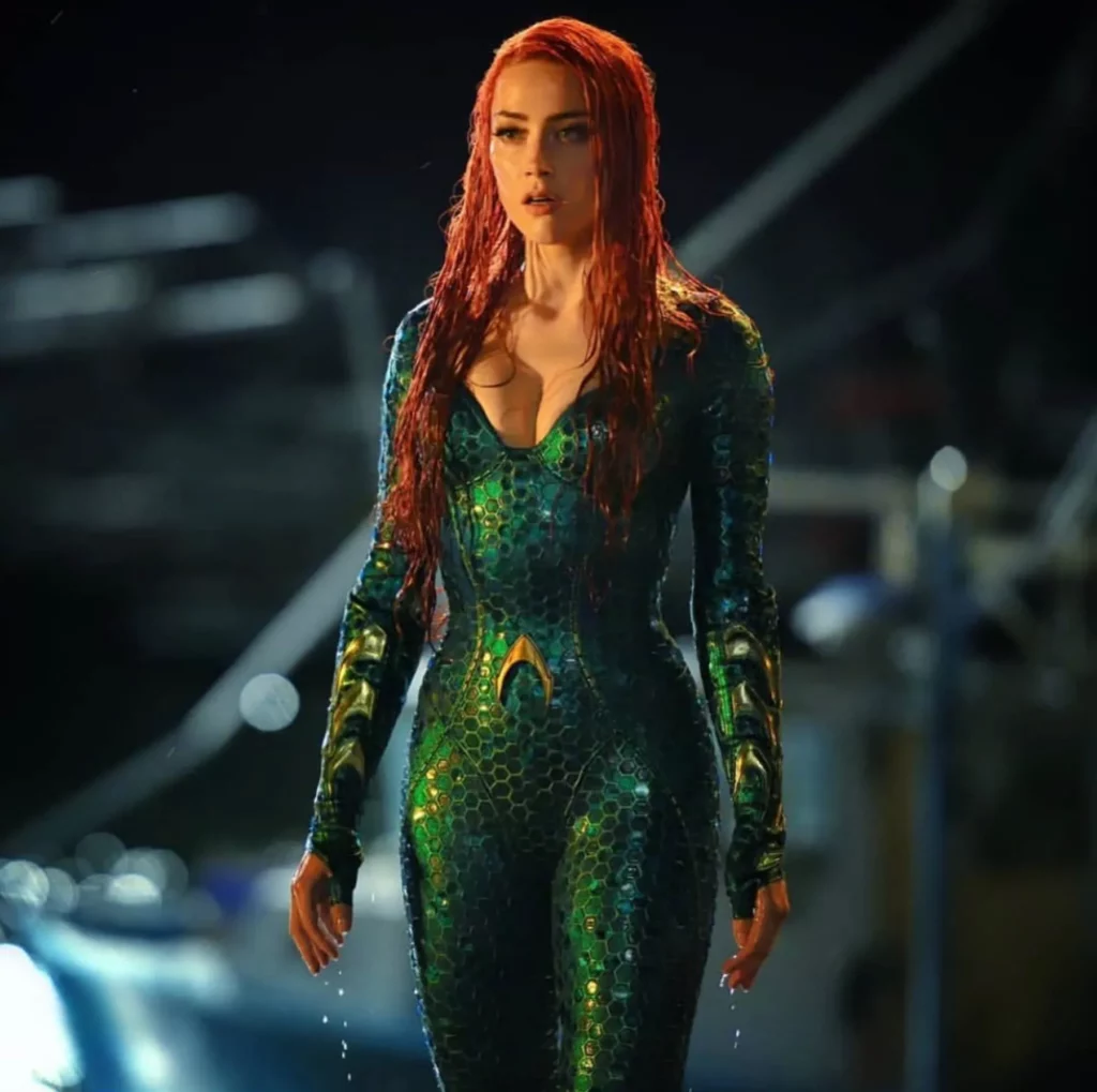 Amber Heard first played the character Mera in the movie "Justice League"