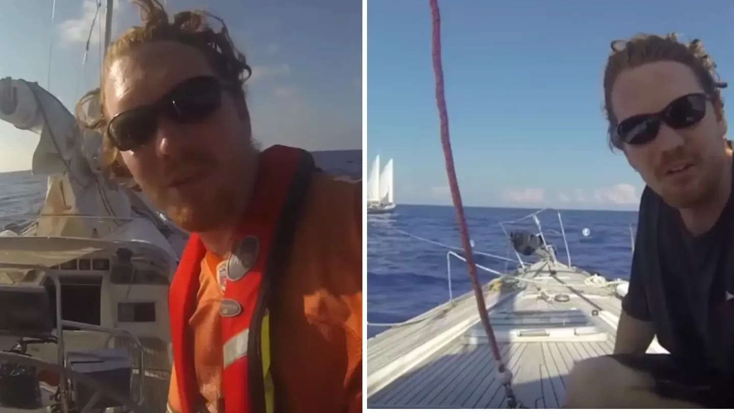 Chilling moment as sailors encounter a ghost ship close to the Bermuda Triangle