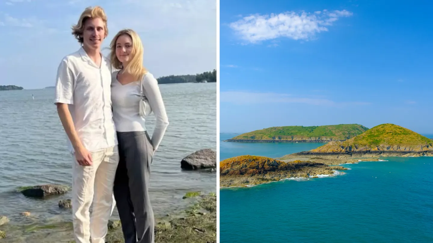 Couple buys their own uninhabited island as it was less expensive than a house deposit