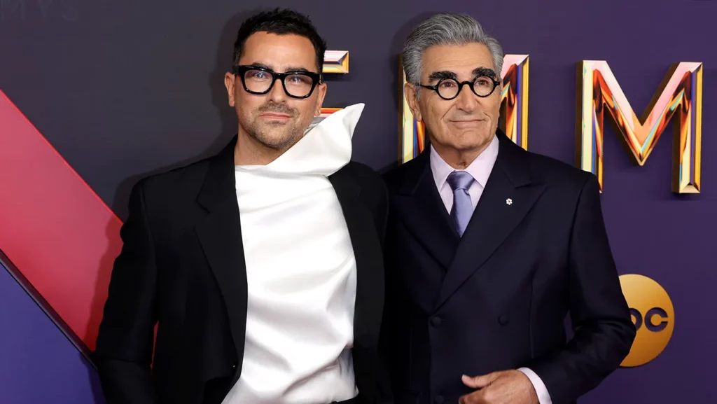 Eugene and Dan Levy hosted