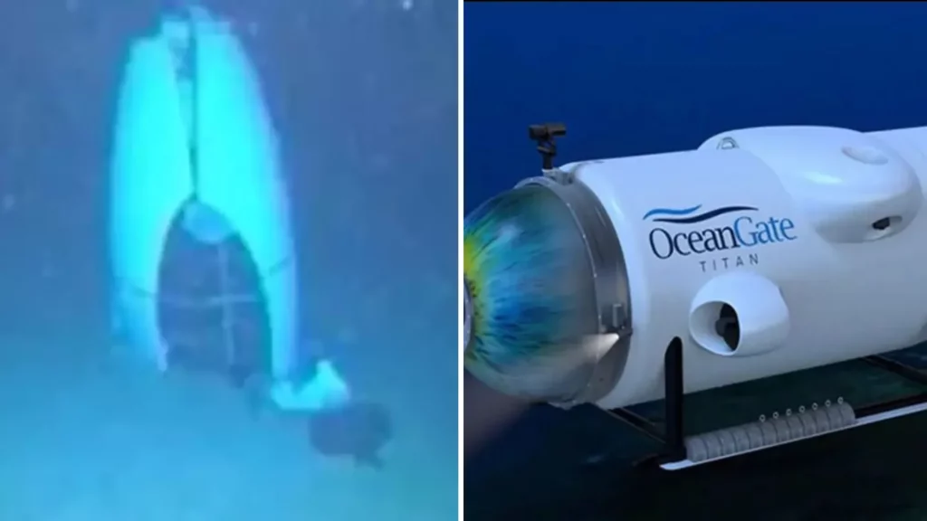 First wreckage photo of OceanGate's titan submersible after implosion released