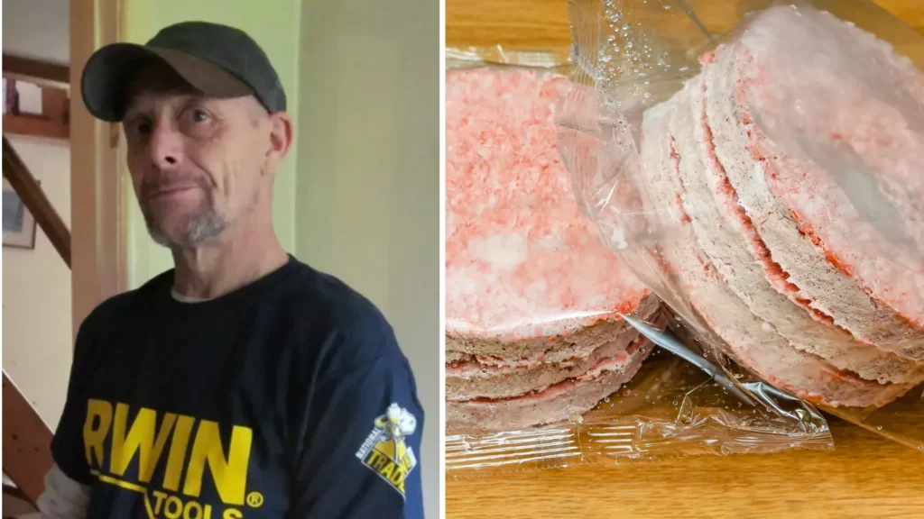 Man accidentally murdered himself while splitting frozen burgers with a knife