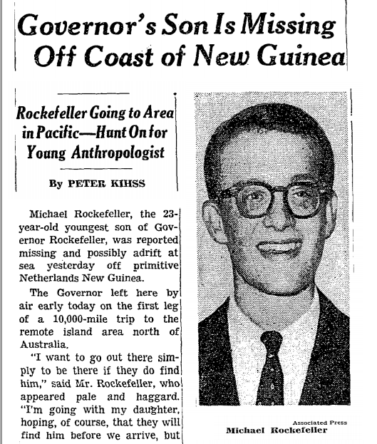 Michael Rockefeller's disappearance