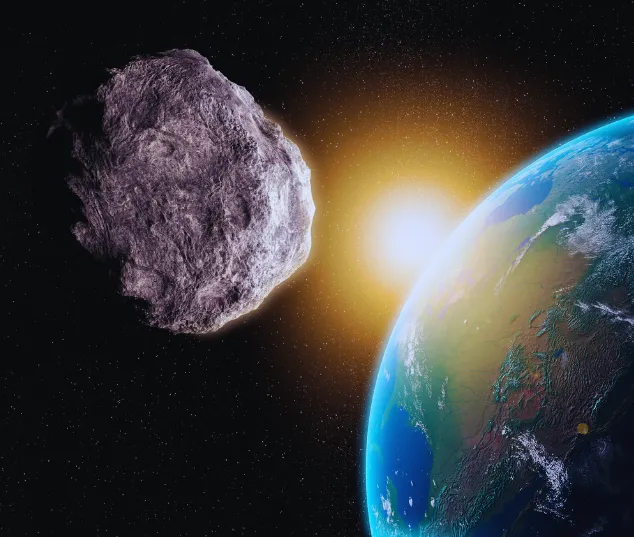 asteroid will enter Earth's atmosphere.