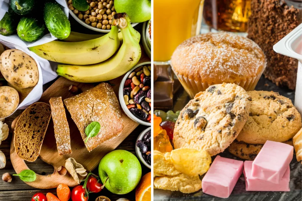 high fiber diet Vs High Sugar Diet