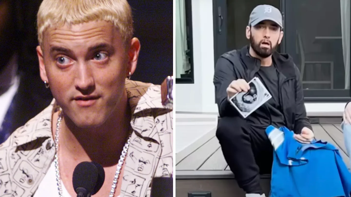 Eminem followers see him cry for the first time