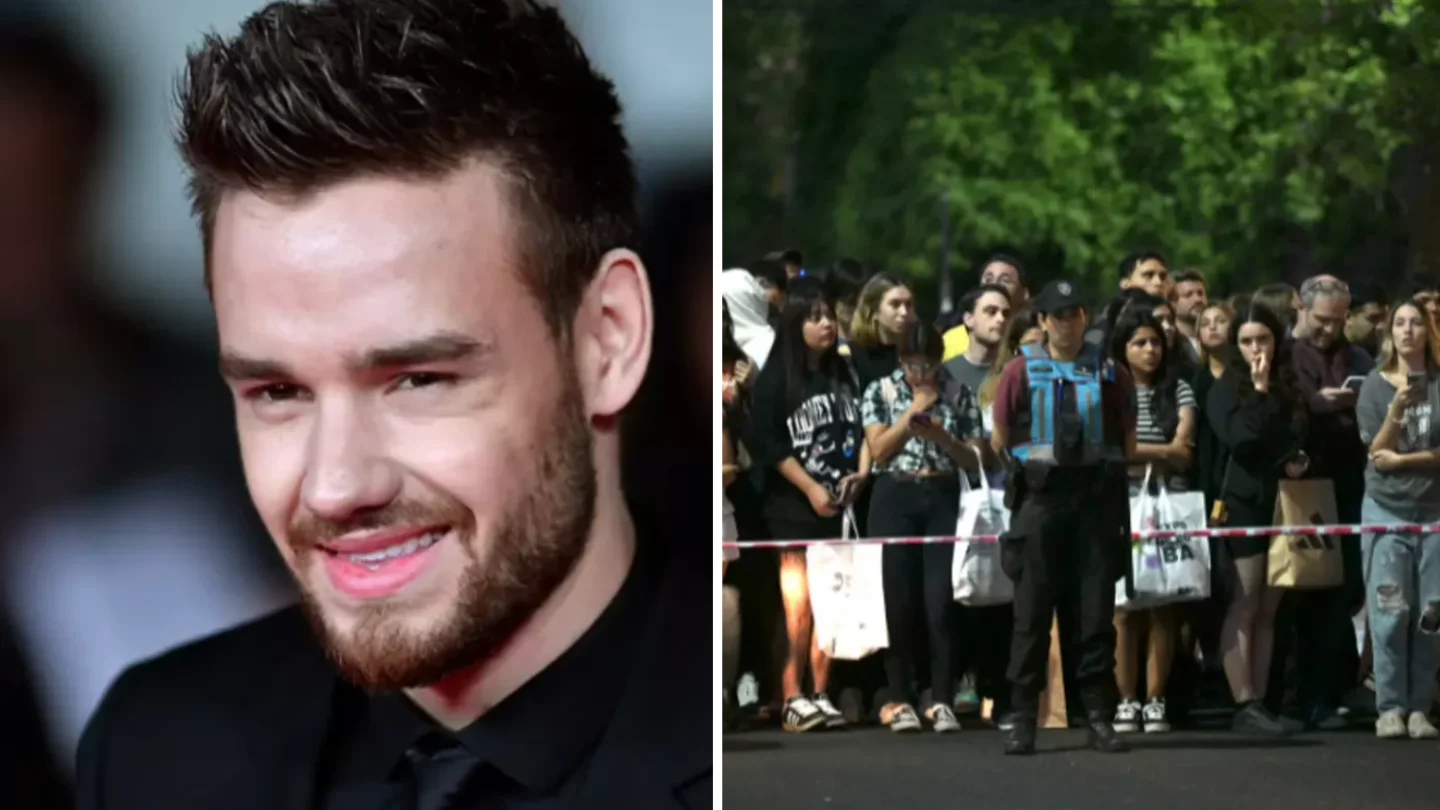 Fans gather to mourn Liam Payne outside the Hotel