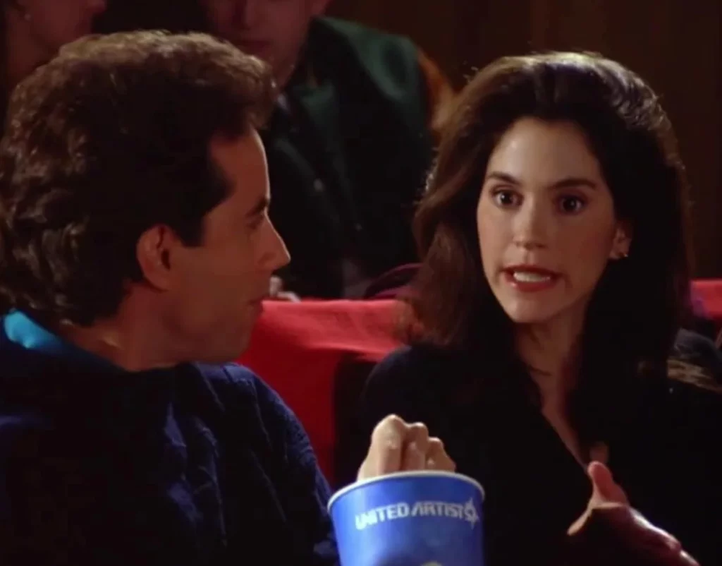 Jami Gertz played Jerry’s girlfriend in The Stall