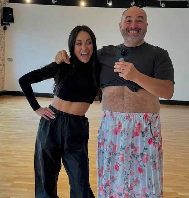 Katya Jones responds to Wynne Evans