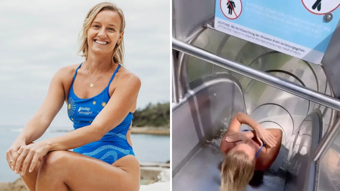 World Champion Diver Breaks 'No Women' Rule on High-Speed Slide