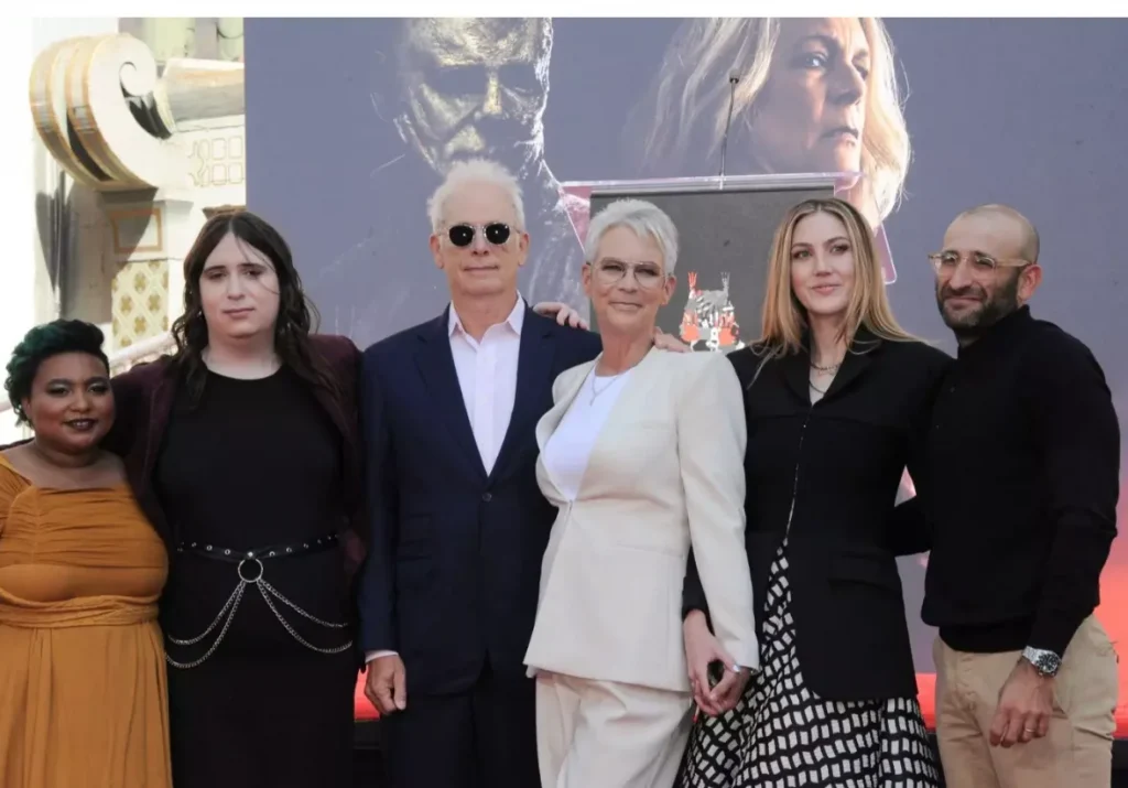 Jamie Lee Curtis and her family