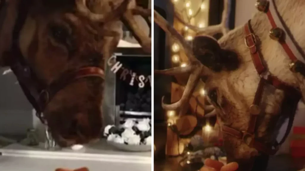 Parents Can Capture Rudolph Eating Carrots at Home