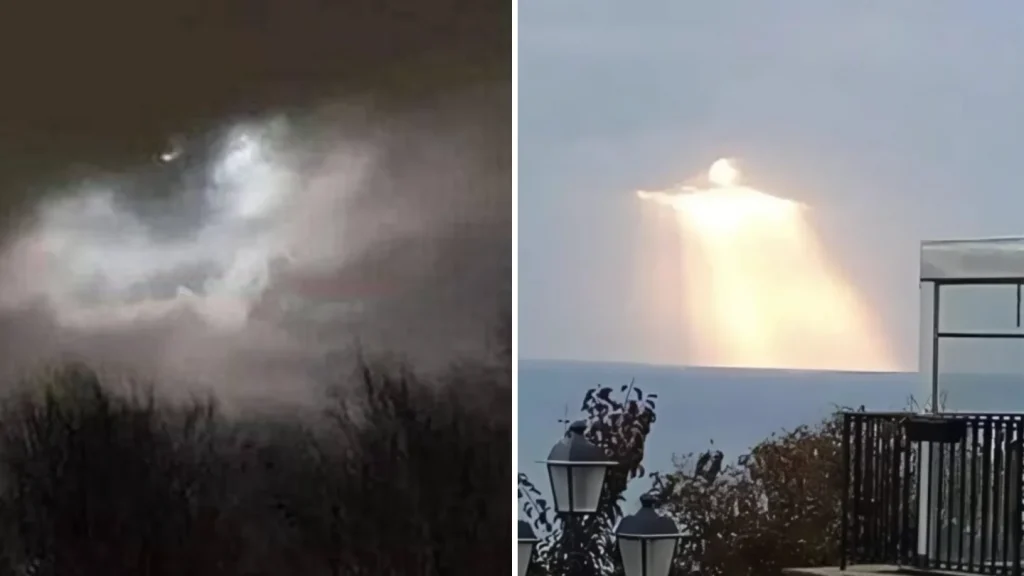 Viral Photo Sparks Debate Over Divine or Natural Phenomenon