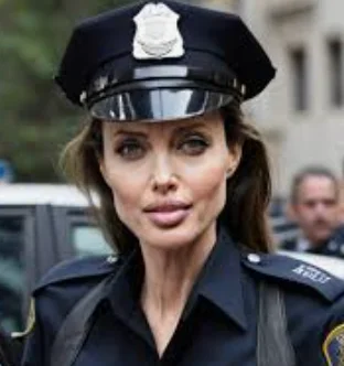 Jolie acknowledged that the role of a rookie cop 