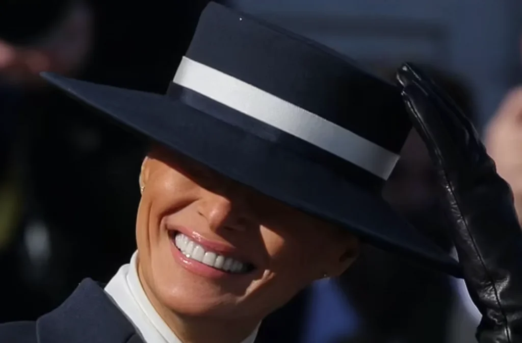 Melania’s ability to transform a simple hat into a fashion statement