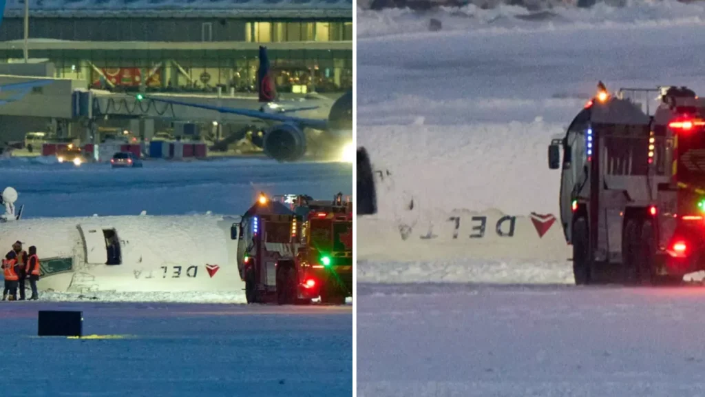 Air Traffic Control Audio Reveals Chaos After Delta Plane Crash in Toronto