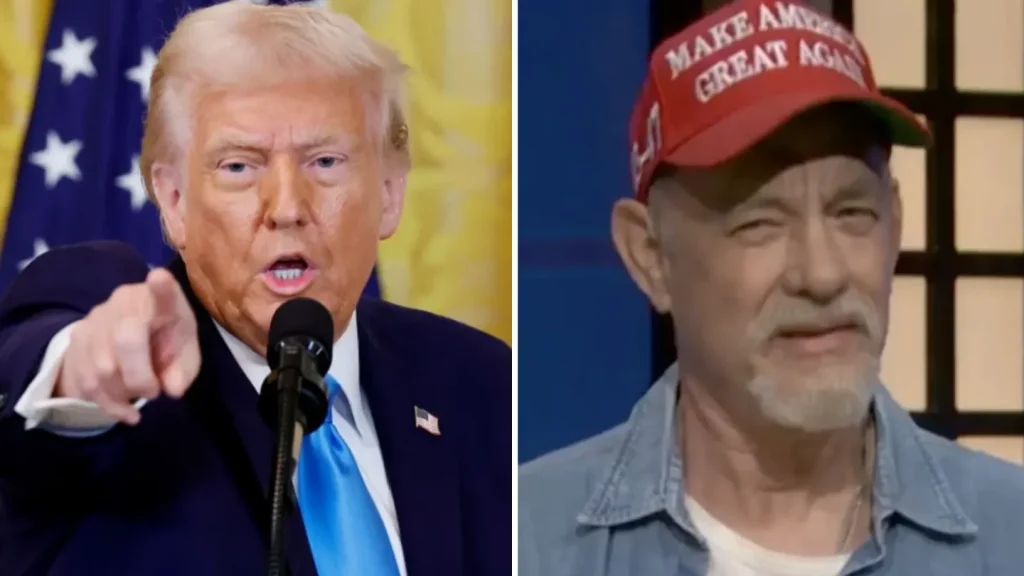 Tom Hanks Sparks Fury Among Trump Supporters Over Controversial SNL 50 Sketch