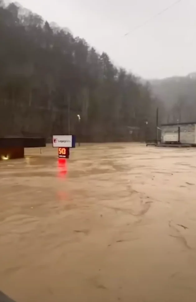 entire neighborhoods underwater