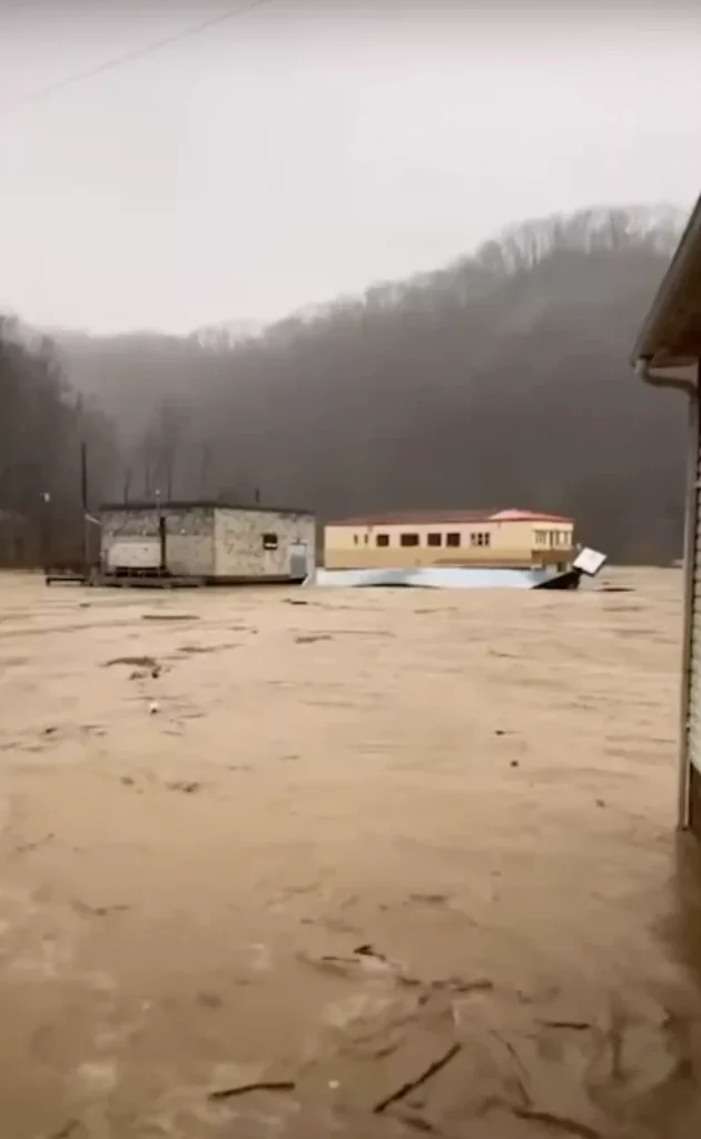 rising floodwaters have forced residents to flee their homes