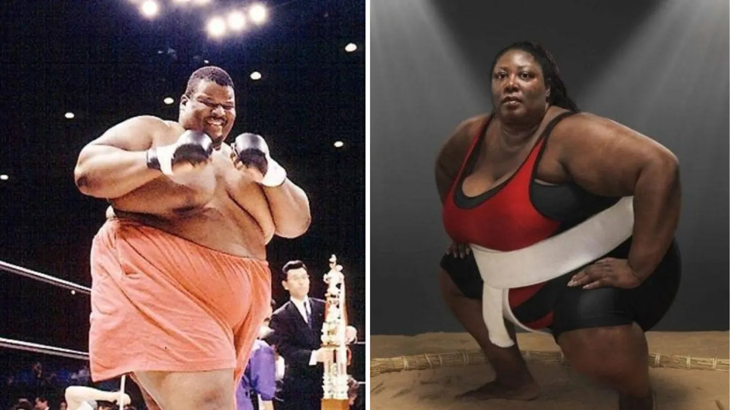 The athletes are so huge